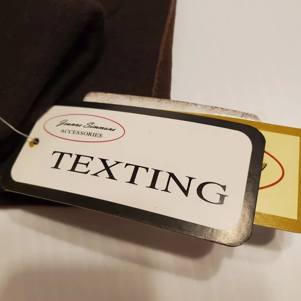 Jeanne Simmons Texting Therapy Woven Striped Gloves New with tags.